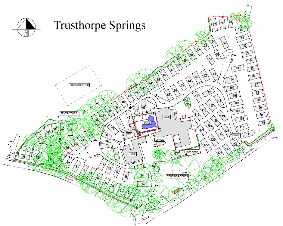 Trusthorpe Springs Site Plan